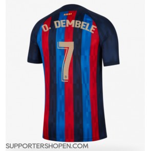 Barcelona Ousmane Dembele #7 Hemma Matchtröja 2022-23 Kortärmad
